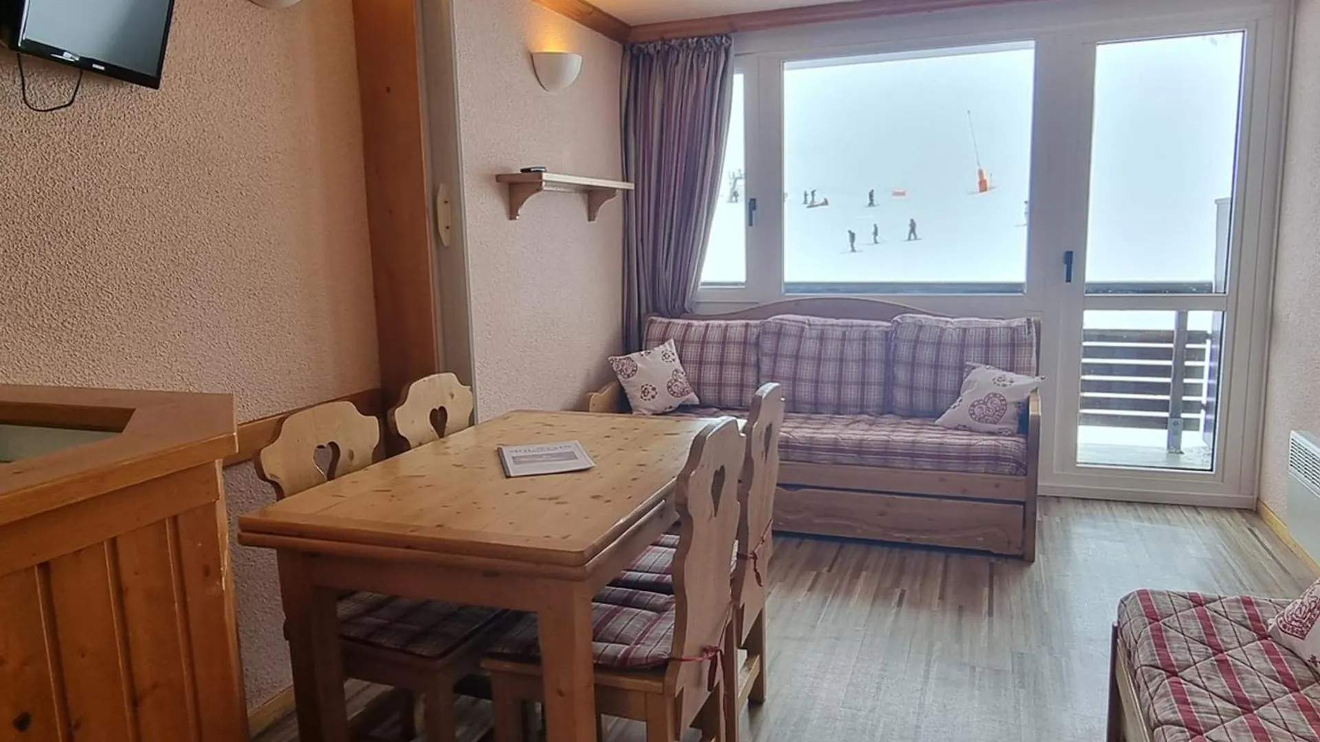 Apartment Studio Tout Confort Avec Balcon, Acces Direct Aux Pistes - Fr-1-181-2602 La Plagne